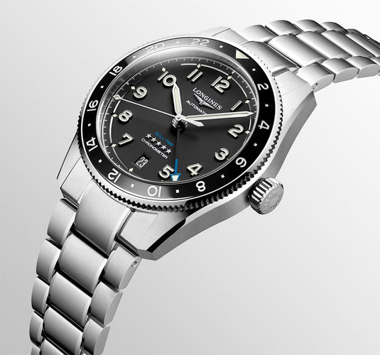 Longines L3.802.4.53.6 Spirit Zulu Time 39mm