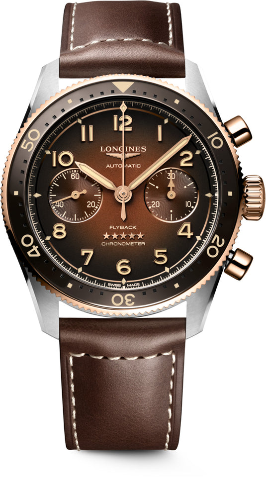 Longines L3.821.5.59.2 Spirit Brown Dial on Strap