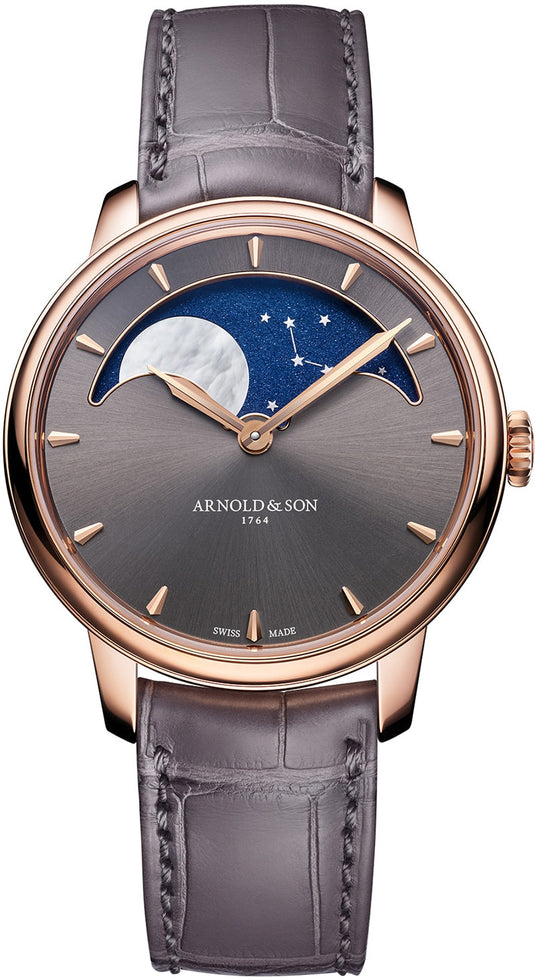 Arnold & Son Perpetual Moon 38 Gold Cliff Grey
