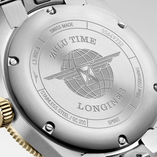 Longines L3.802.5.53.6 Spirit Zulu Time 39mm
