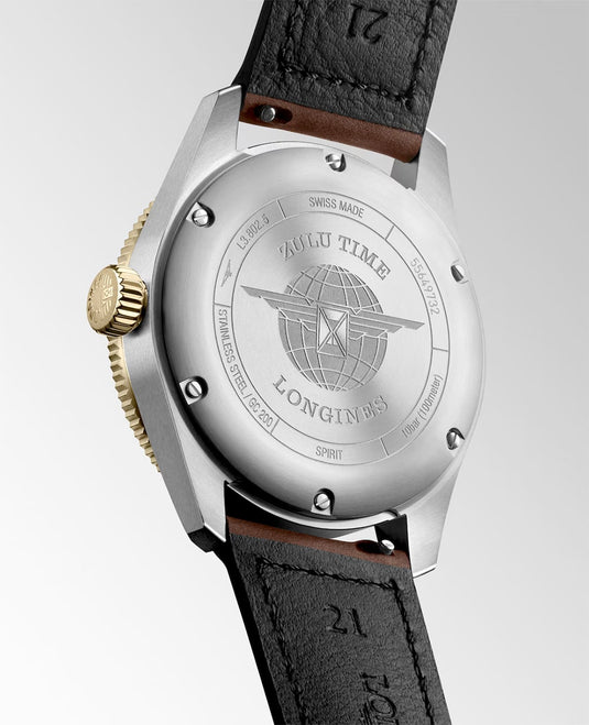 Longines L3.802.5.53.2 Spirit Zulu Time 39mm