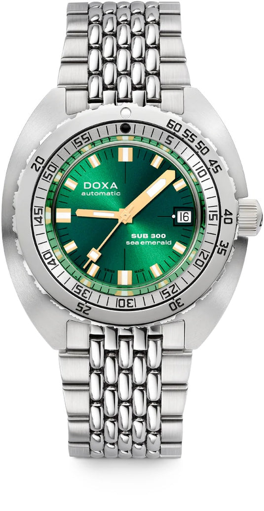 DOXA Sub 300 Sea Emerald 821.10.131.10 on Bracelet