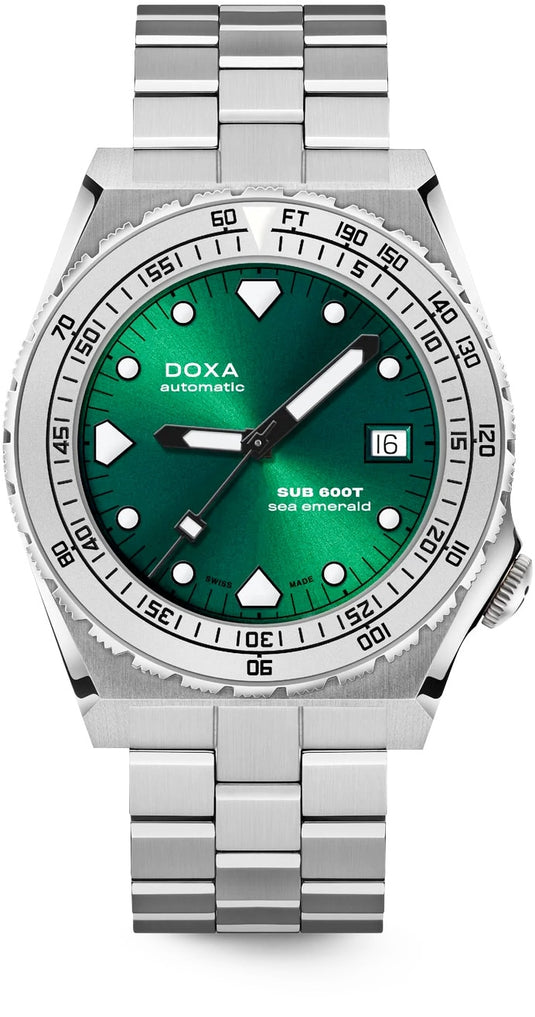 DOXA Sub 600T Sea Emerald 862.10.131.10 on Bracelet