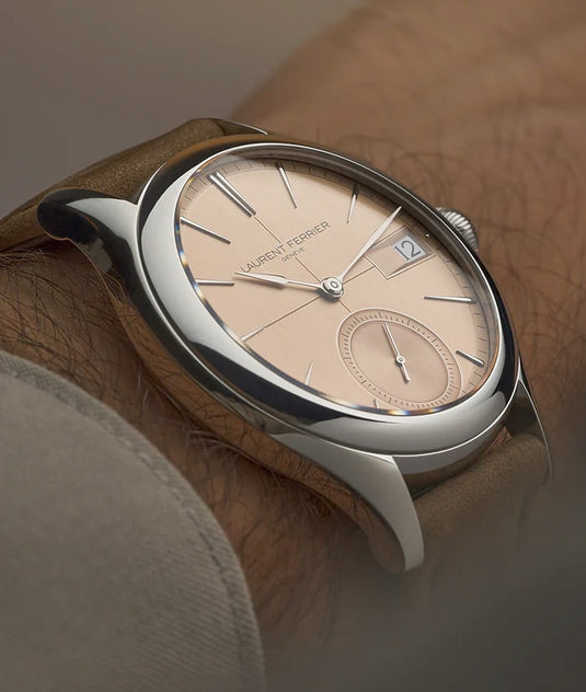 Laurent Ferrier LCF046.AC.B2G1 Classic Auto Sandstone 40mm Rose-Hued Dial
