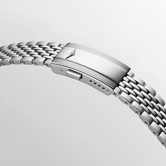 Longines L3.764.4.50.7 Legend Diver Black Dial on Bracelet
