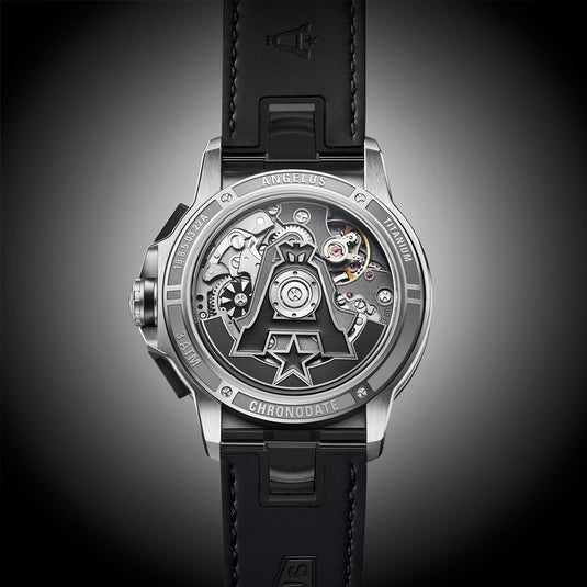Angelus 0CDZF.A01A.K009H Chronodate Titanium Magnetic Silver