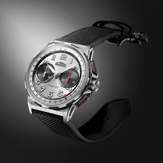 Angelus 0CDZF.A01A.K009H Chronodate Titanium Magnetic Silver