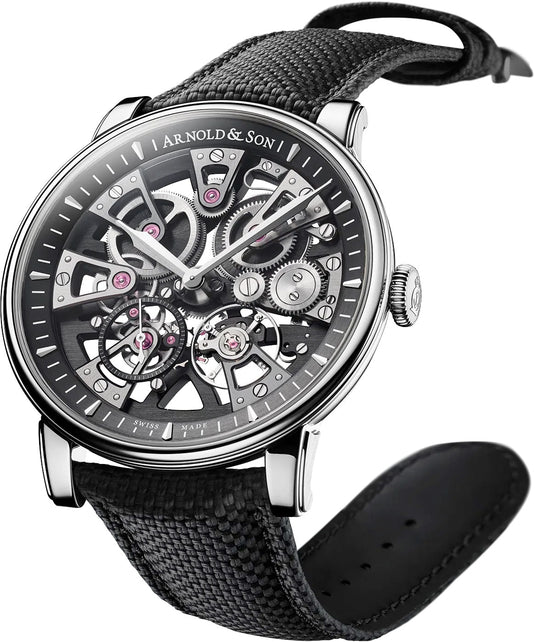 Arnold & Son Nebula 41.5 Steel on Strap 1NEAS.B05A.K003S