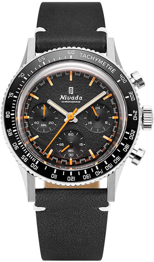 Nivada Grenchen 87040Q15 Chronoking Mecaquartz - Inter.Bezel on Strap