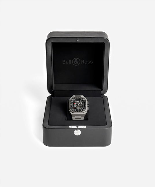 Bell & Ross BRX5R-RAC-TI/STI BR-X5 Racing Black Titanium Strap