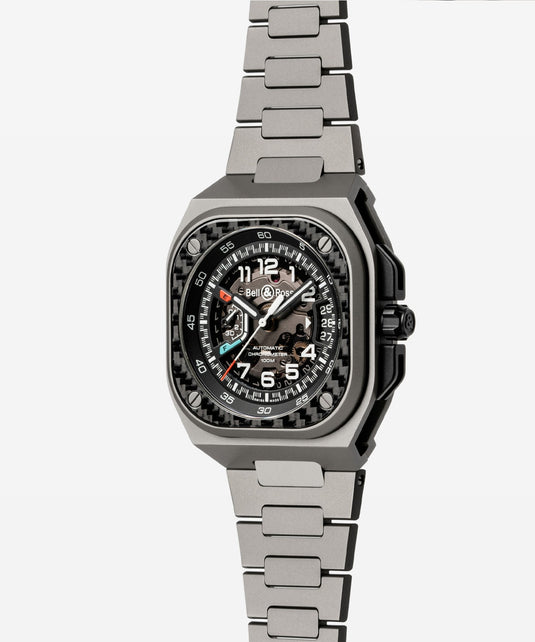 Bell & Ross BRX5R-RAC-TI/STI BR-X5 Racing Black Titanium Strap
