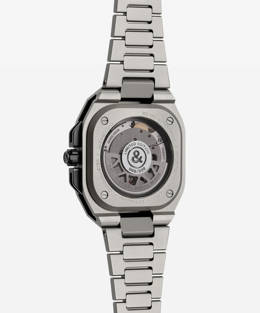 Bell & Ross BRX5R-RAC-TI/STI BR-X5 Racing Black Titanium Strap