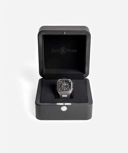 Bell & Ross BRX5R-RAC-TI/SRB BR-X5 Racing Black Rubber Strap