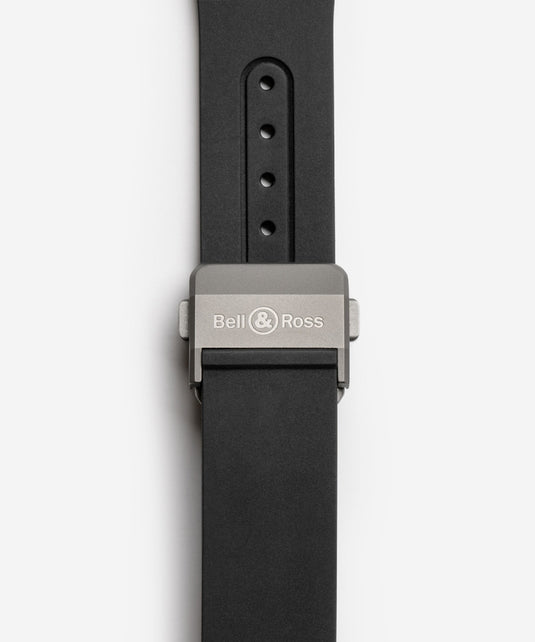 Bell & Ross BRX5R-RAC-TI/SRB BR-X5 Racing Black Rubber Strap