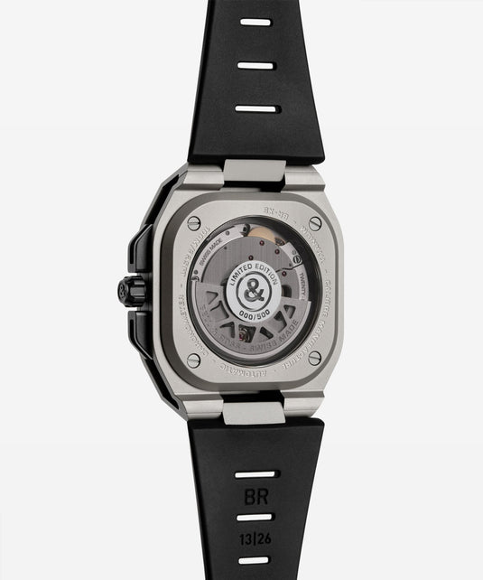 Bell & Ross BRX5R-RAC-TI/SRB BR-X5 Racing Black Rubber Strap