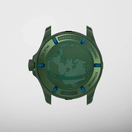 Bremont SM43-DT-GNCER-GN-N-S Supermarine Full Ceramic, Jungle Green, Limited Edition