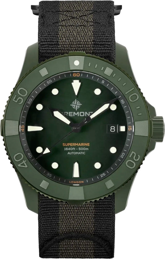 Bremont SM43-DT-GNCER-GN-N-S Supermarine Full Ceramic, Jungle Green, Limited Edition