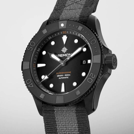 Bremont SM43-DT-BKCER-BK-N-S Supermarine Full Ceramic, Tactical Black