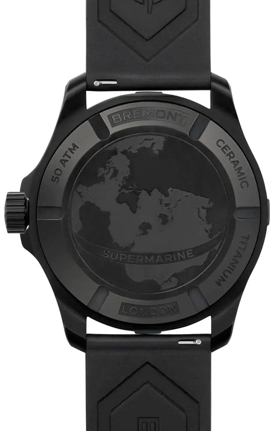 Bremont SM43-DT-BKCER-BK-R-S Supermarine Full Ceramic, Tactical Black