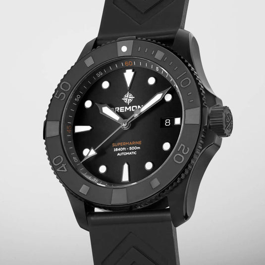 Bremont SM43-DT-BKCER-BK-R-S Supermarine Full Ceramic, Tactical Black