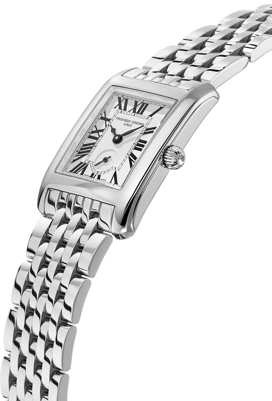 Frederique Constant FC-235S2C6B Classics Carrée Ladies Silver Dial