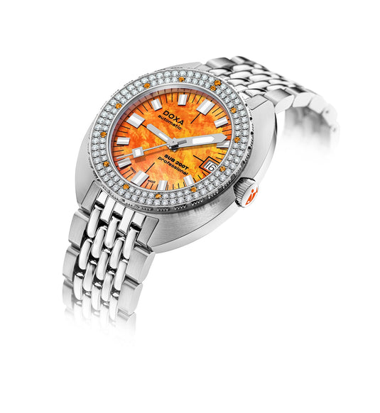 DOXA SUB 200T Diamonds 804.10D.351.10 Professional on Bracelet