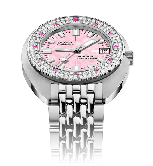 DOXA SUB 200T Diamonds 804.10D.061.10 Ocean Dream on Bracelet