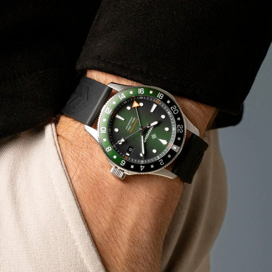 Bremont SM40-GMT-SS-GNBK-R-S Supermarine 300M GMT 'Tundra' Green