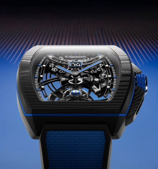 Bianchet Flying Tourbillon Grande Date Maserati Carbon CBBFTMST4