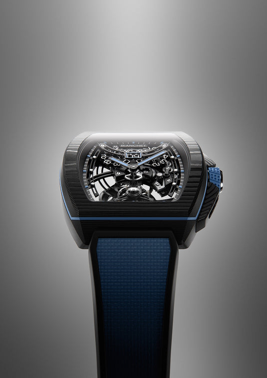 Bianchet Flying Tourbillon Grande Date B 1.618 Carbon Sky Blue CBSBFTGD4