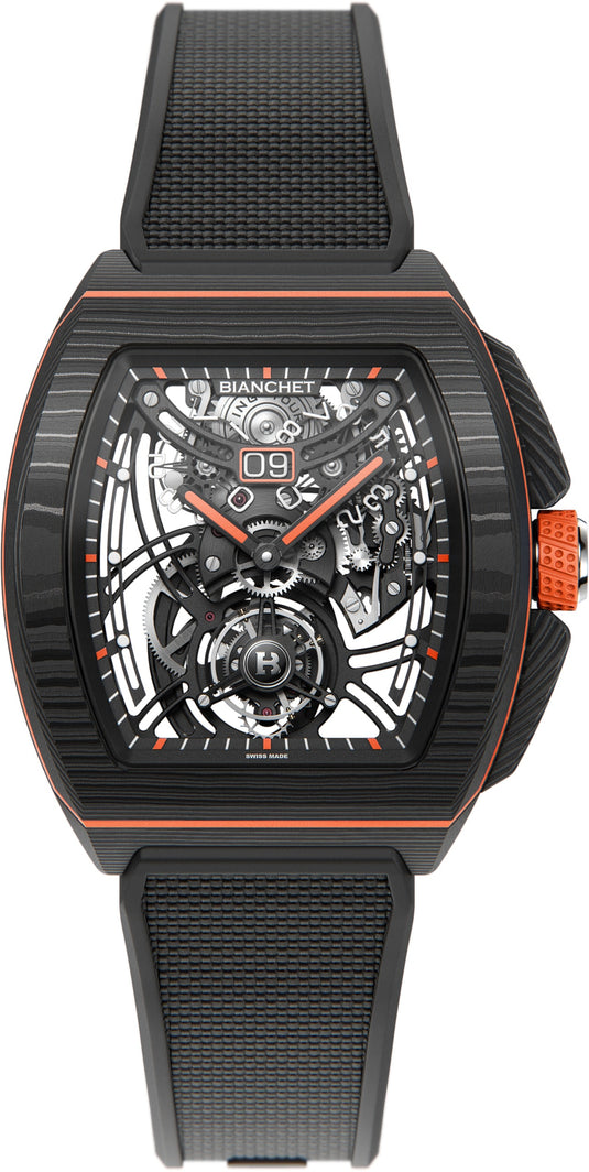 Bianchet Flying Tourbillon Grande Date B 1.618 Carbon Orange CBOFTGD4