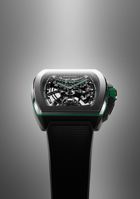 Bianchet Flying Tourbillon Grande Date B 1.618 Hybrid Green HBGFTGD4