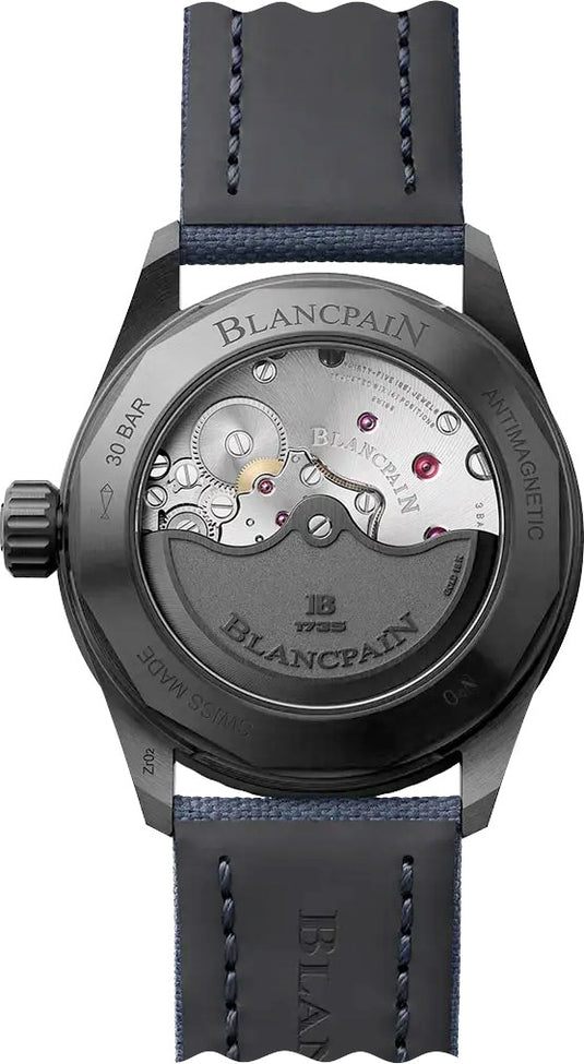 Blancpain 5000A 0140 O52A Fifty Fathoms Bathyscaphe Automatic 43.6mm Blue Dial