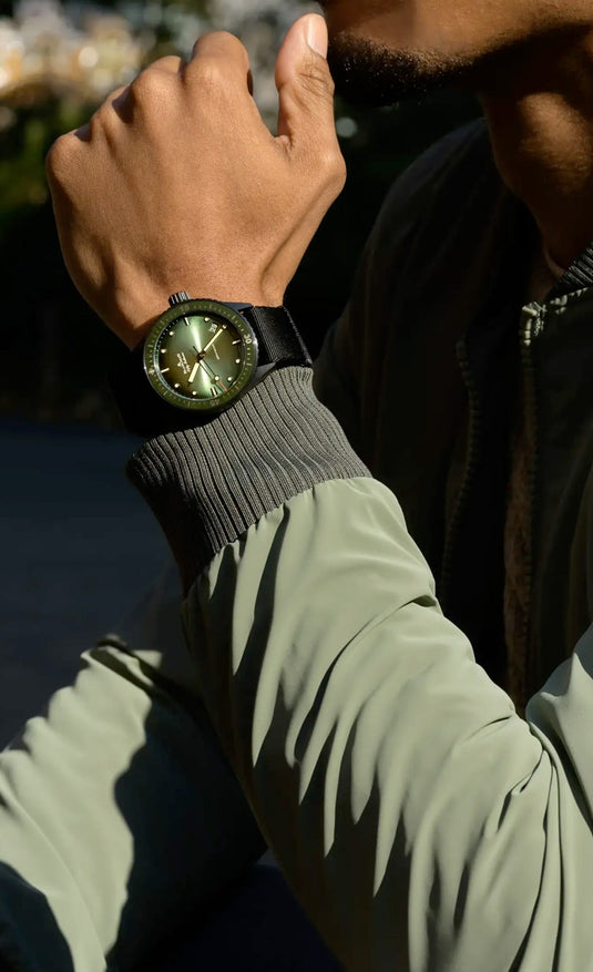 Blancpain 5000 0153 NABA Fifty Fathoms Bathyscaphe Automatic 43.6mm Green Dial