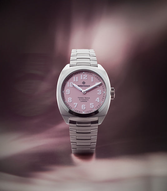 Bremont TN38-ND-SS-PK-B Terra Nova Pink Dial on Bracelet