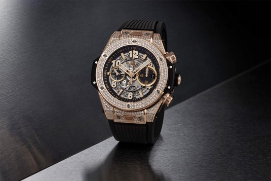 Hublot 421.OX.1180.RX.1704 Big Bang Unico King Gold Pavé 44mm