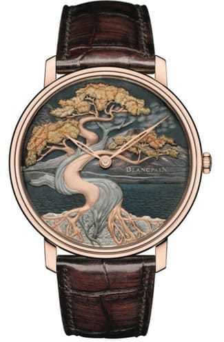 Blancpain Villeret Gold-Damascened Shakudo dial 6615 3616 55B