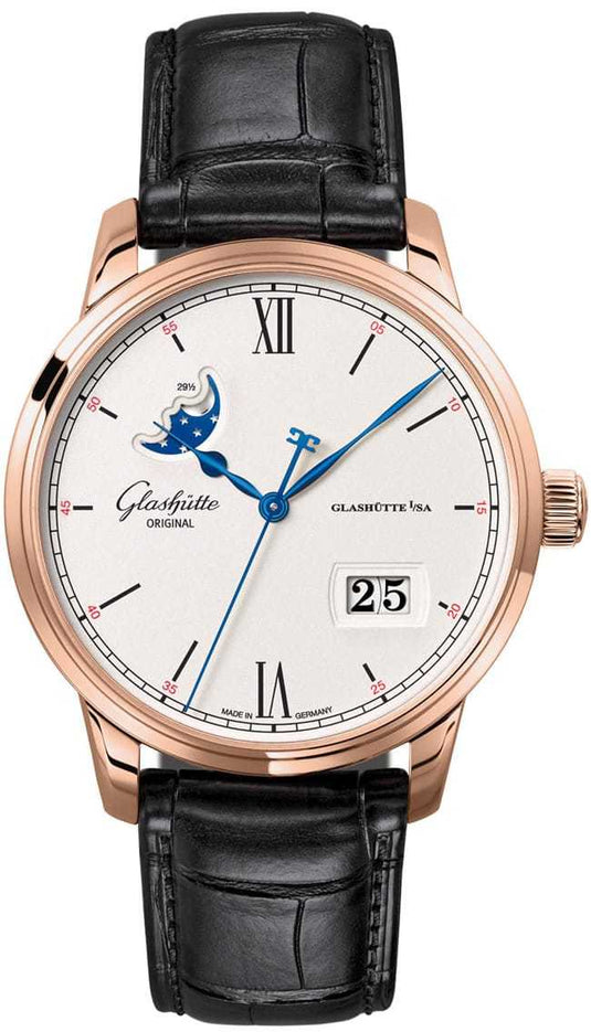 Glashütte Original Senator Excellence Panorama Date Moon Phase Red Gold 1-36-04-02-05-61