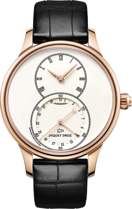 Jaquet Droz Grande Seconde Quantieme Ivory Enamel J007013200