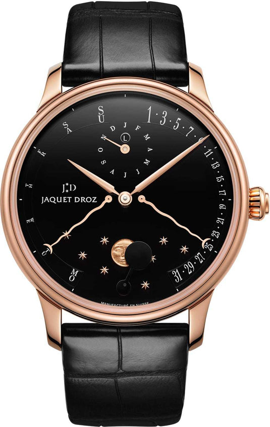 Jaquet Droz Perpetual Calendar Eclipse Black Enamel J030533200