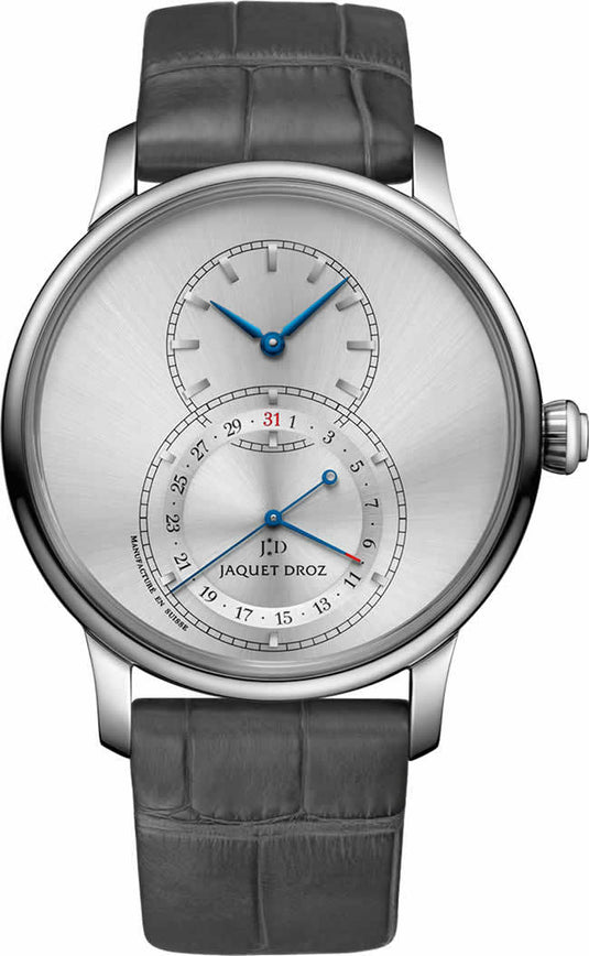 Jaquet Droz Grande Seconde Quantieme Satin-Brushed Gray