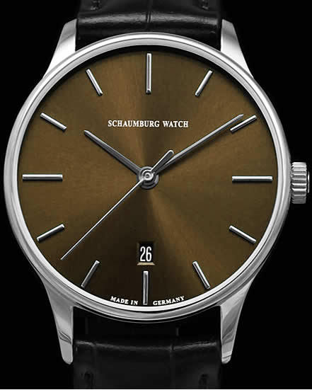 Schaumburg Classoco Brown Dial 40mm