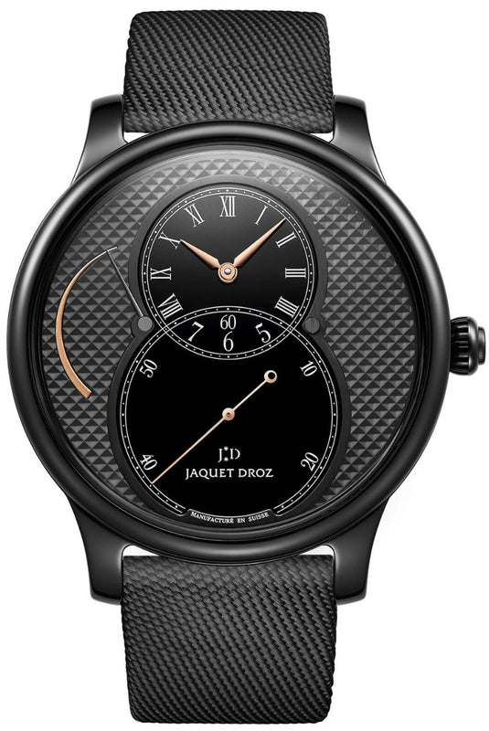 Jaquet Droz Grande Seconde Power Reserve Clous De Paris 44mm Black