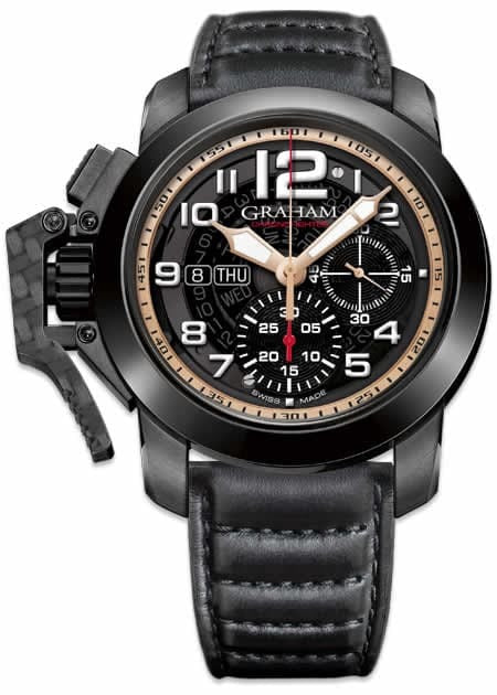 Graham Chronofighter Target Steel Black Dial 2CCAU.B31A