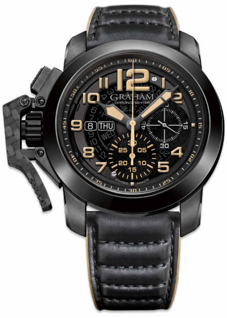 Graham Chronofighter Target Steel Black Dial 2CCAU.B32A