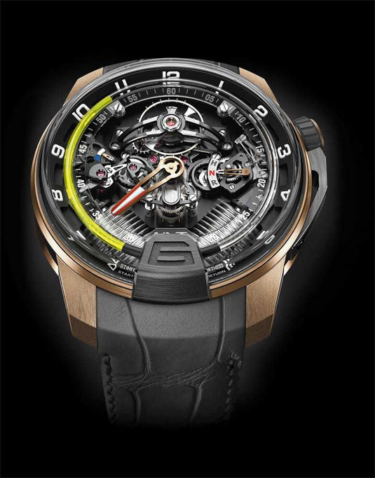 HYT H2 Black DLC & Pink Gold