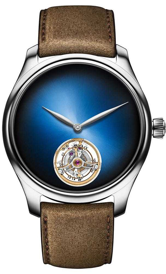 H. Moser & Cie Endeavour Tourbillon Concept Funky Blue Steel