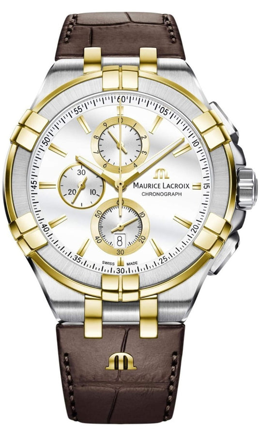 Maurice Lacroix Aikon Chronograph Steel Yellow Gold AI1018-PVY11-132-1