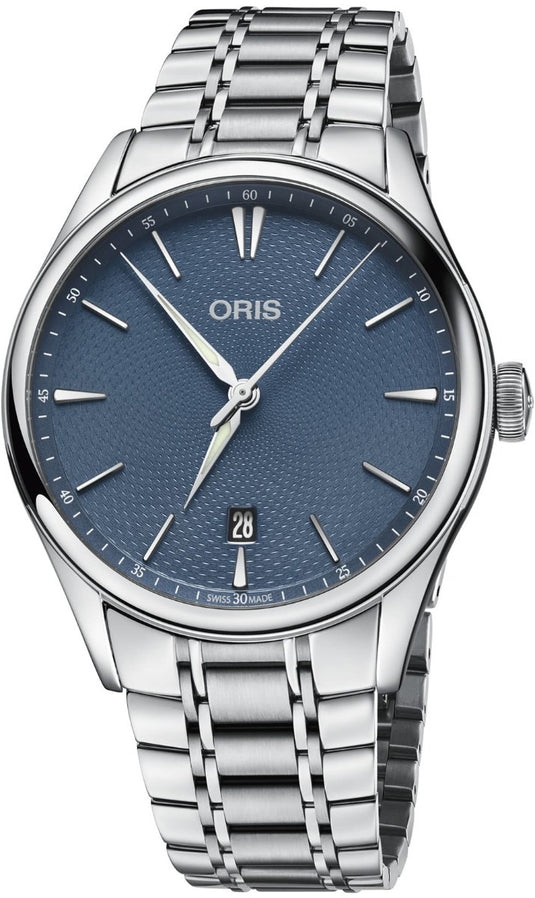 Oris Artelier Date Blue Dial