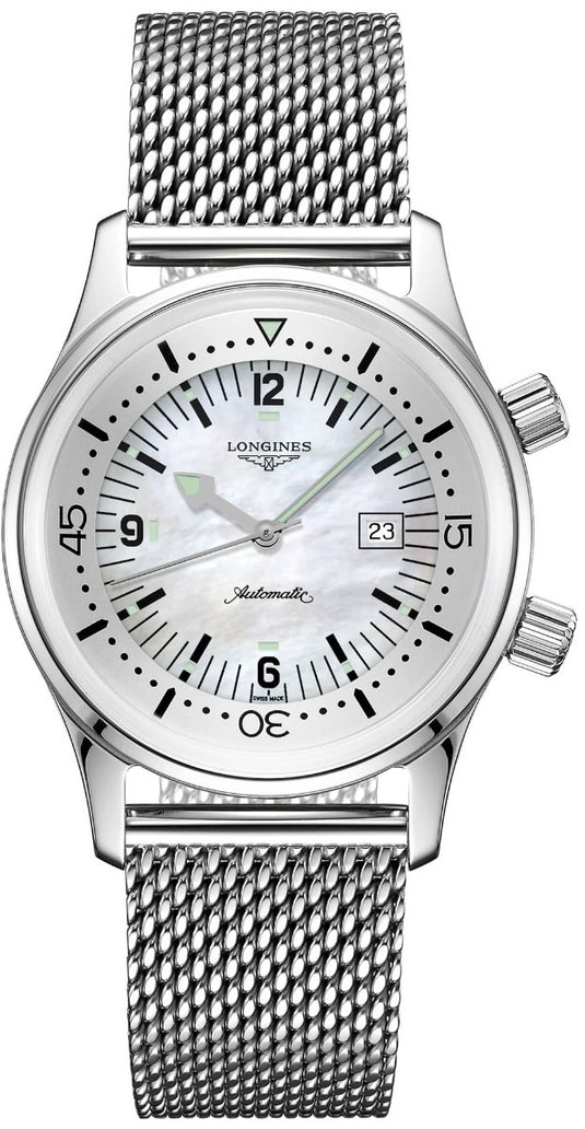 Longines Legend Diver Watch on Bracelet